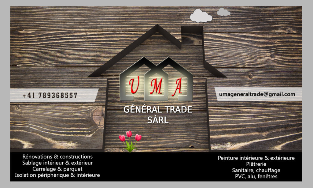 UMA General Trade Sarl, les pros de la construction et de la rénovation